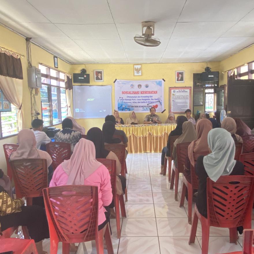 Pemerintah Desa Abbatireng Gelar Sosialisasi Kesehatan Gizi bagi Remaja hingga Balita